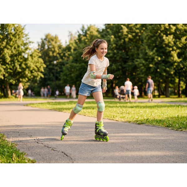 Фото - Ролики 2Е Lumi размер 33-36 Черный (LSW-HA33-BLACK)